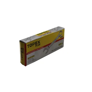 آچار یکسر تخت و یکسر رینگی تاپکس مدل YP-8-19MM سایز 8 تا 19 میلی متر  مجموعه 7 عددی
