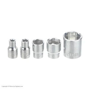 آچار و سری بکس و پیچ گوشتی جاب مدل J-200058 مجموعه 58 عددی