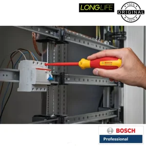 پیچ گوشتی چهارسو بوش مدل عایق دار فشار قوی کد 1600A02NB9-PRO 1000 V سایز 125 میلی متر
