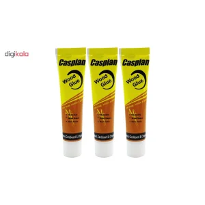 چسب چوب کاسپین مدل Washable حجم 47 گرم بسته 3 عددی