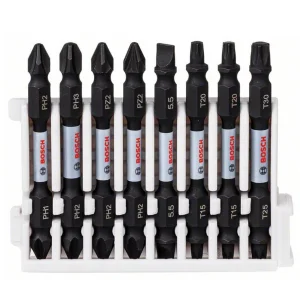 سری پیچ گوشتی شارژی بوش مدل فوق حرفه ای TORSION ZONE Professional کد 344-522-608-2 مجموعه 8 عددی