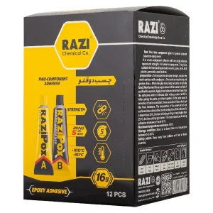 چسب دوقلو رازی مدل POX وزن 16 گرم