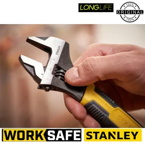 آچار فرانسه استنلی مدل فوق حرفه ای کد ST WRENCH 090949 سایز 250 میلی متر