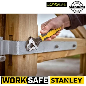 آچار فرانسه استنلی مدل فوق حرفه ای کد ST WRENCH 090949 سایز 250 میلی متر