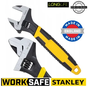 آچار فرانسه استنلی مدل فوق حرفه ای کد ST WRENCH 090949 سایز 250 میلی متر