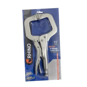 انبر قفلی رینو مدل سی شکل کدSMT-RHINO-C-11NCH سایز 11 اینچ