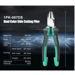 انبر سیم چین پروسکیت مدل 1PK-067DS سایز 165 میلی متر
