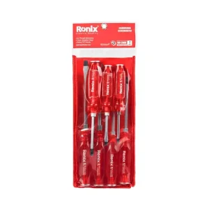 پیچ گوشتی ضربه خور رونیکس مدل 2906CRV-HARDENED مجموعه 7 عددی