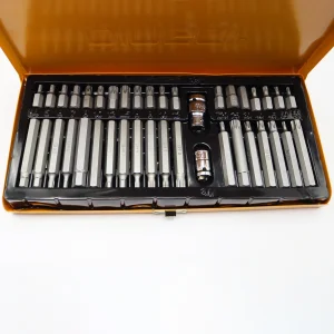 آچار بیت ستاره ای و شش گوش دینگشی مدل YP-ART-68001- 40 مجموعه 40 عددی