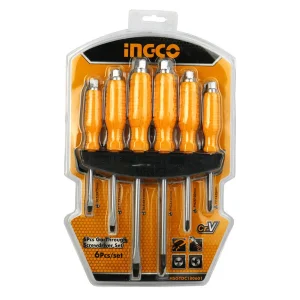 مجموعه 6 عددی پیچ گوشتی اینکو مدل HSGTDC180601