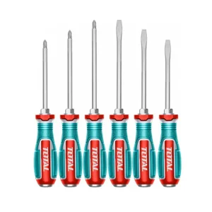 پیچ گوشتی ضربه خور توتال مدل TGTST0606 مجموعه 6 عددی