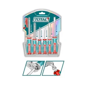 پیچ گوشتی ضربه خور توتال مدل TGTST0606 مجموعه 6 عددی