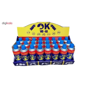 اسپری روان کننده اوکی مدل WD-40 حجم 450 میلی لیتر بسته 24 عددی