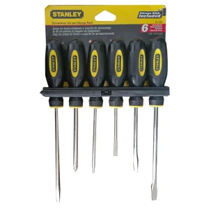 پیچ گوشتی دو سو چهار سوی استنلی مدل فوق حرفه ای Screwdriver-060 مجموعه 6 عددی