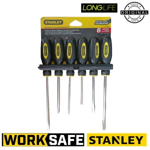 پیچ گوشتی دو سو چهار سوی استنلی مدل فوق حرفه ای Screwdriver-060 مجموعه 6 عددی