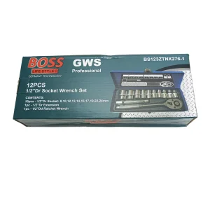 آچار بکس باس مدل BS123ZTNX276-1 مجموعه 12 عددی