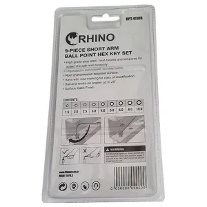 مجموعه 9 عددی آچار آلن رینو مدل DI-RPT4110B