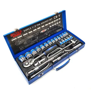 آچار بکس باس کد GHR28 مجموعه 24 عددی
