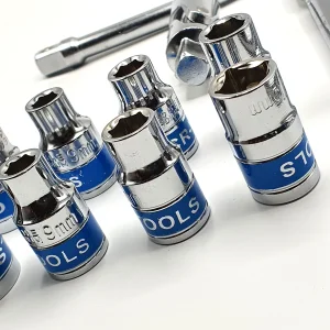 آچار بکس باس کد GHR28 مجموعه 24 عددی