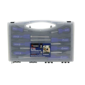 پیچ گوشتی دوسو و چهارسو رینو مدل YP-RPT-6048 مجموعه 8 عددی
