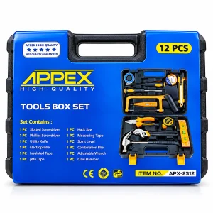 مجموعه جعبه ابزار 12 پارچه اپکس مدل APX-2312