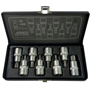 آچار آلن بکسی اپکس مدل SMT-APPEX-APX6028-ALENBOXI-T--8PCS مجموعه 8 عددی