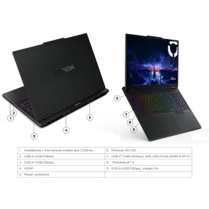 لپ تاپ 15.1 اینچی لنوو مدل Legion 5 15IAX10-Core Ultra 7 255HX-RTX5060 8GB-16GB DDR5 5600MHz-512GB SSD-OLED WQXGA 165Hz-W