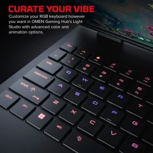 لپ تاپ 15.3 اینچی اچ‌ پی مدل HyperX OMEN 15-ga0004nw-Core i7 14650HX-RTX5060 8GB-32GB DDR5 5600MHz-1TB SSD-WQXGA 180Hz-W - کاستوم شده