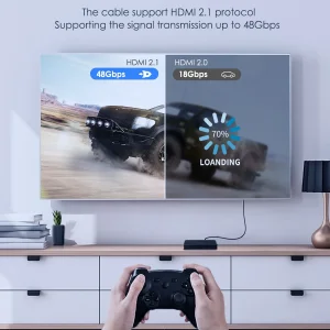 کابل HDMI لنشن مدل HH21-V2.1-8K طول1متر
