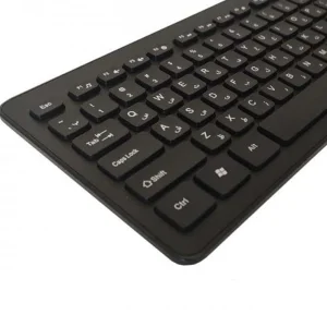 کیبورد و ماوس بی سیم تسکو مدل TKM 7011WN سوئیچ ممبران، Full-Size