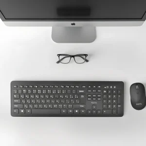کیبورد و ماوس بی سیم تسکو مدل TKM 7011WN سوئیچ ممبران، Full-Size