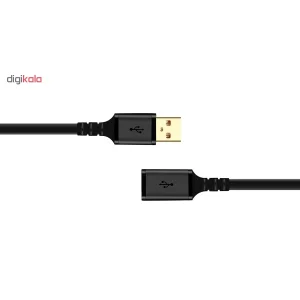 کابل افزایش طول USB2.0 کی نت پلاس مدل KP-C4015 طول 5متر