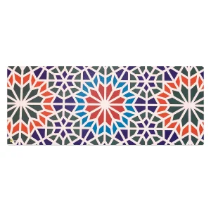 ماوس پد هومرو مدل HX366 طرح کاشی سنتی سایز 40x100 سانتی‌متر