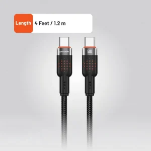 کابل تبدیل USB-C پرودو مدل Braided طول 1.2 متر