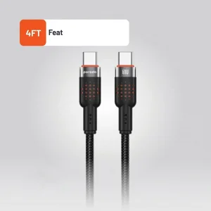کابل تبدیل USB-C پرودو مدل Braided طول 1.2 متر