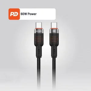 کابل تبدیل USB-C پرودو مدل Braided طول 1.2 متر