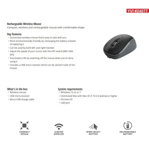 ماوس بی سیم تراست مدل YVI