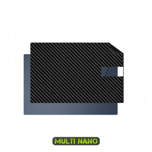 برچسب پوششی پشت لپ تاپ مولتی نانو طرح کربن مدل X-F1C مناسب برای لپ تاپ ایسوس VivoBook 15 X1504VA 15.6 inch 2023