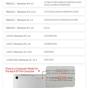 کاور محافظ کوتتسی مدل 11010 مناسب برای مک بوک پرو 14 اینچ A2442/A2779/A2918/A2992/A3112/A3185/A3401