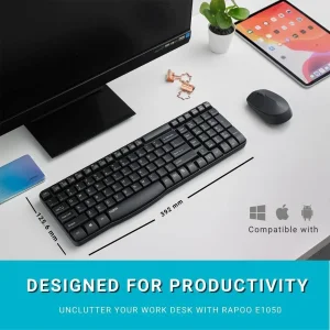 کیبورد بی‌سیم رپو مدل E1050