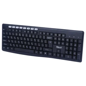 کیبورد و ماوس بی سیم رویال مدل RKM-870