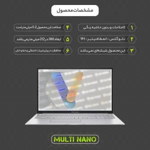 محافظ صفحه نمایش مات مولتی نانو مدل X-S1M مناسب برای لپ تاپ ایسوس VivoBook 17 X1704VA 17.3 inch 2024