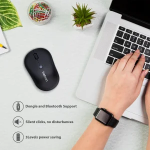ماوس بی سیم هترون مدل HMBW115SL