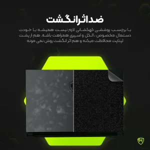برچسب پوششی پشت لپ تاپ مولتی نانو طرح کهکشانی مدل X-F1G مناسب برای لپ تاپ اچ پی Victus 15 FB1013DX 15.6 inch