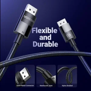کابل DisplayPort 1.4 Male یوگرین مدل DP114 طول یک متر