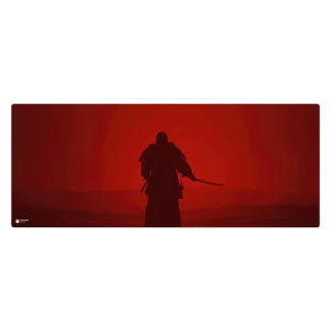 ماوس پد هومرو مدل HX189 طرح Ghost of Tsushima سایز 40x100 سانتی‌متر