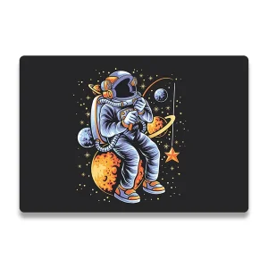 استیکر لپ تاپ توییجین و موییجین طرح Astronaut کد 11 مناسب برای لپ تاپ 15.6 اینچ به همراه برچسب حروف فارسی کیبورد