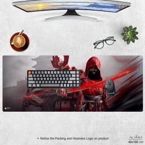 ماوس پد هومرو مدل HX431 طرح Assassin's Creed سایز 40x100 سانتی‌متر