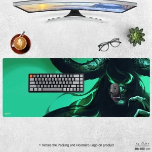 ماوس پد هومرو مدل HX158 طرح بازی Warcraft سایز 40x100 سانتی‌متر