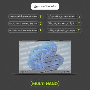 محافظ صفحه نمایش آنتی رفلکس مولتی نانو مدل X-S2M مناسب برای لپ تاپ ایسوس Creator Q Q540VJ 15.6 Inch 2023 بسته دو عددی